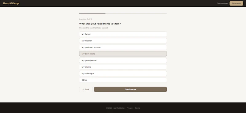 HeartfeltScript screenshot 2