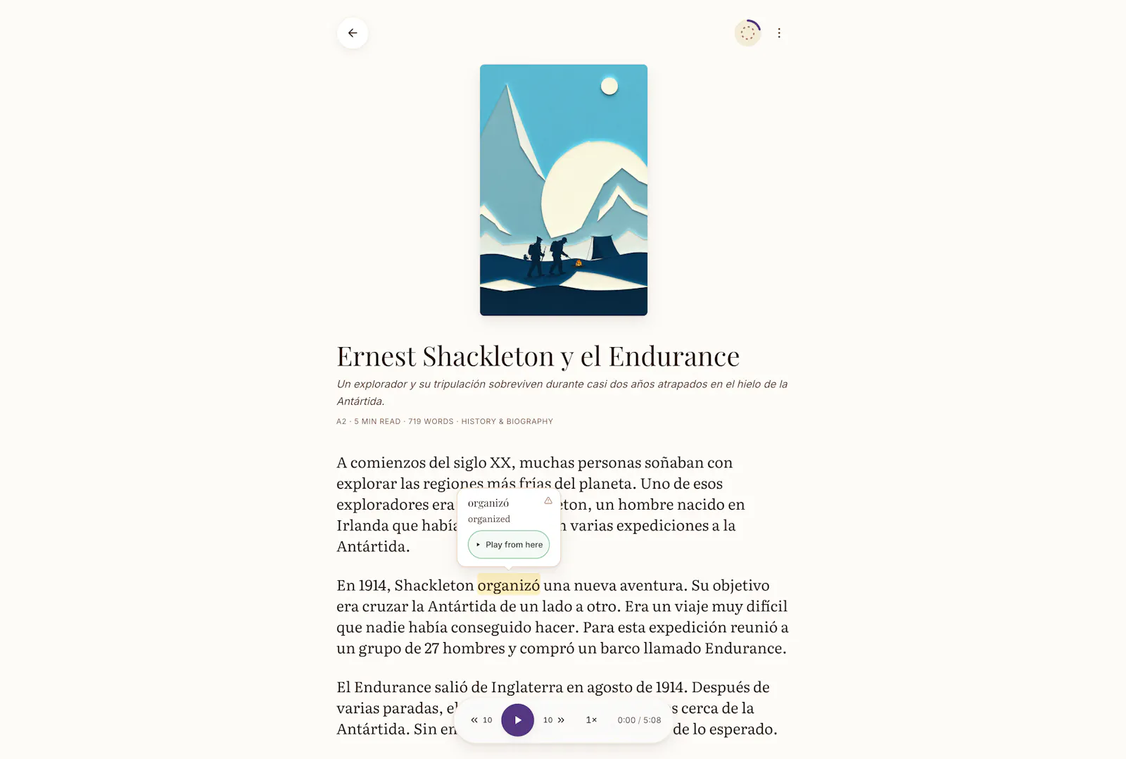 Lexio screenshot 2