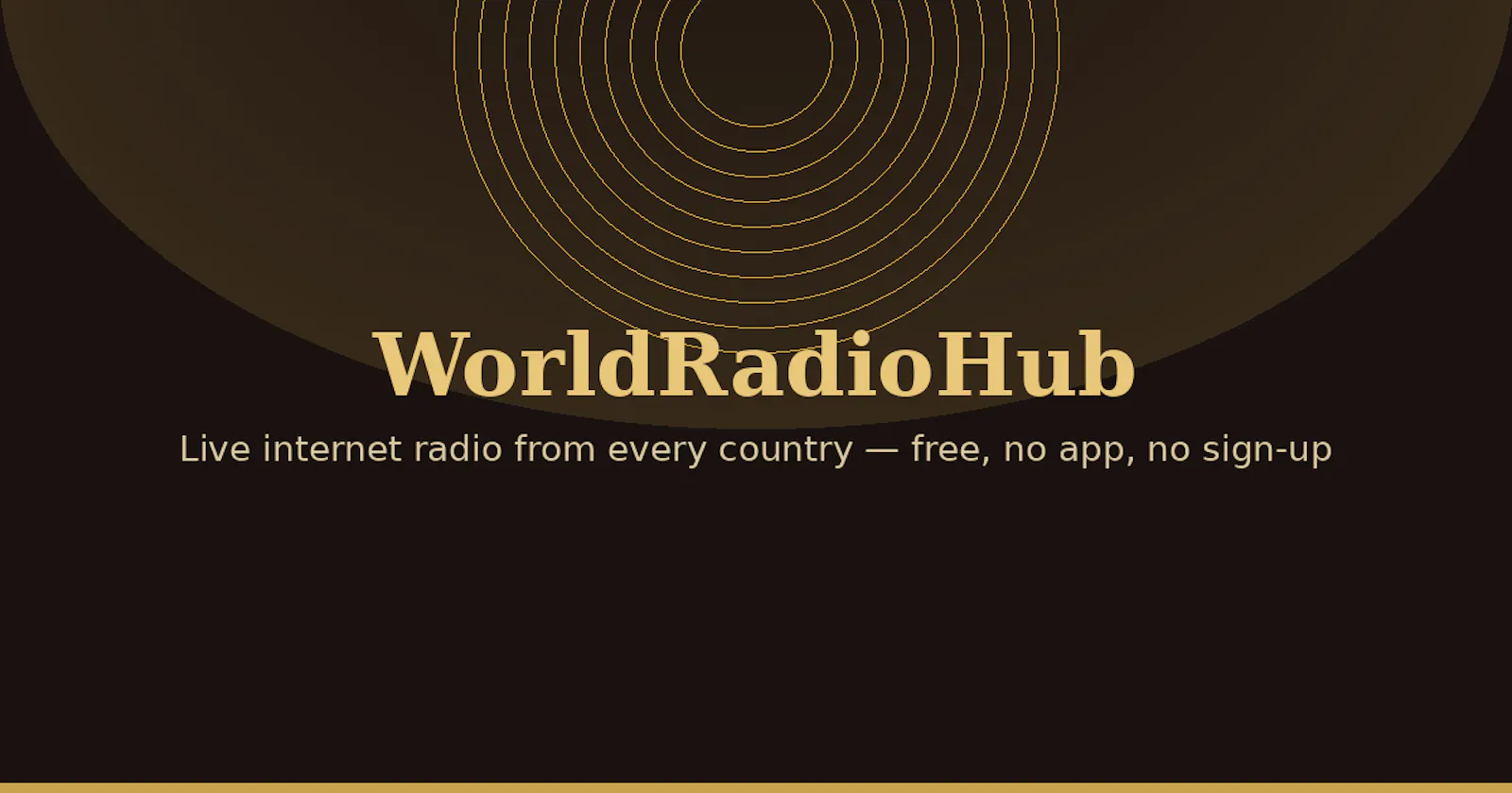 WorldRadioHub   screenshot 1