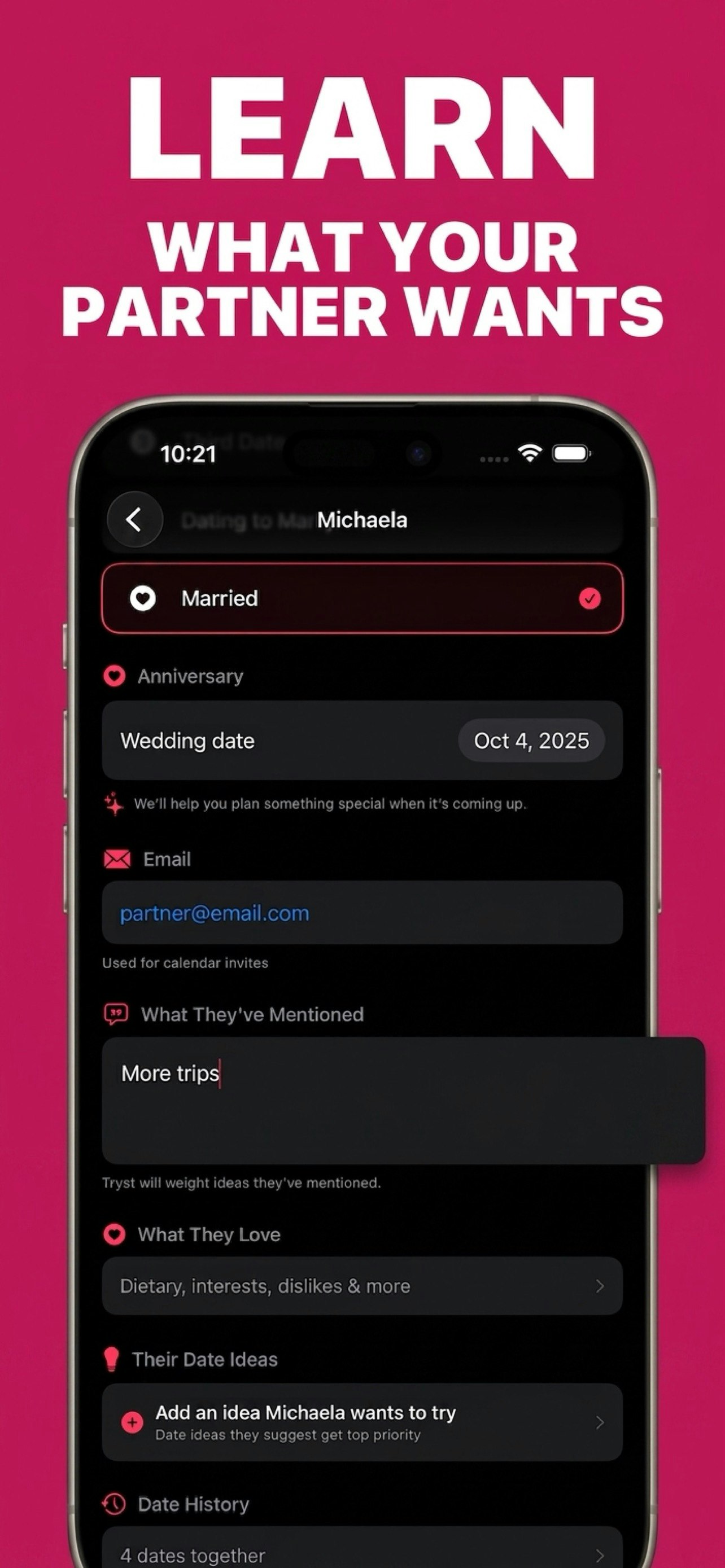Tryst: Date Planner gallery image