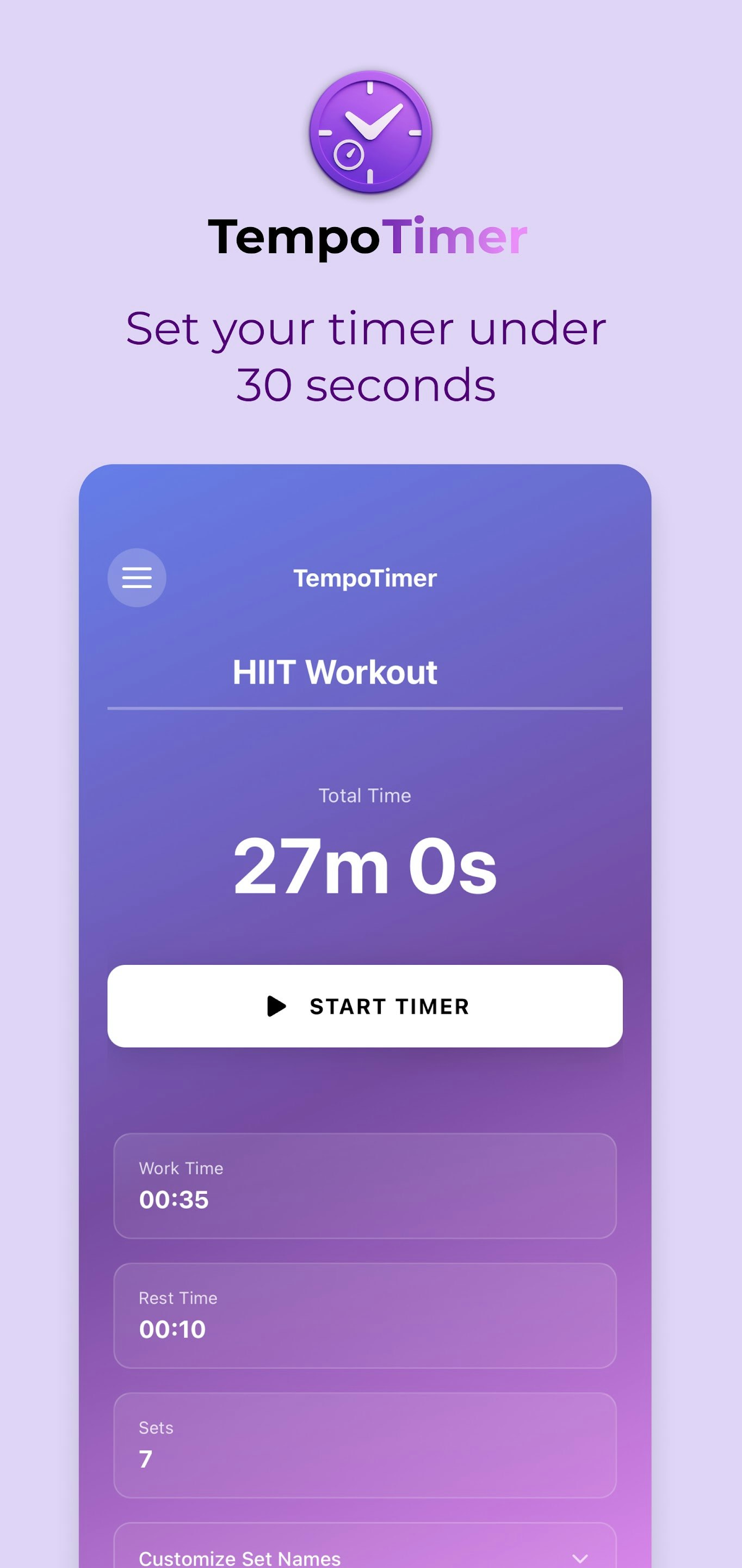 Tempo Timer logo