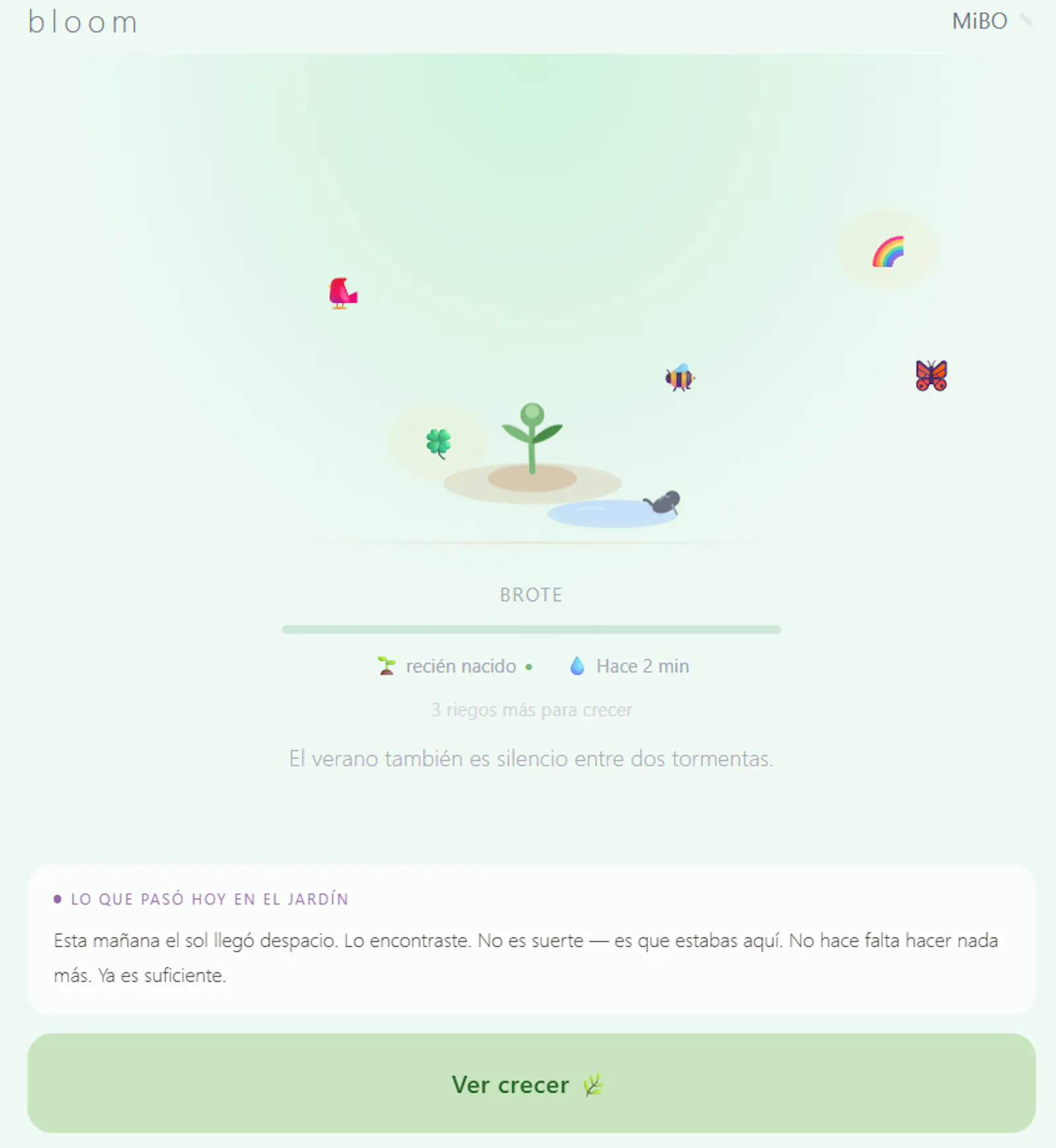 Bloom — Tu jardín digital screenshot 2