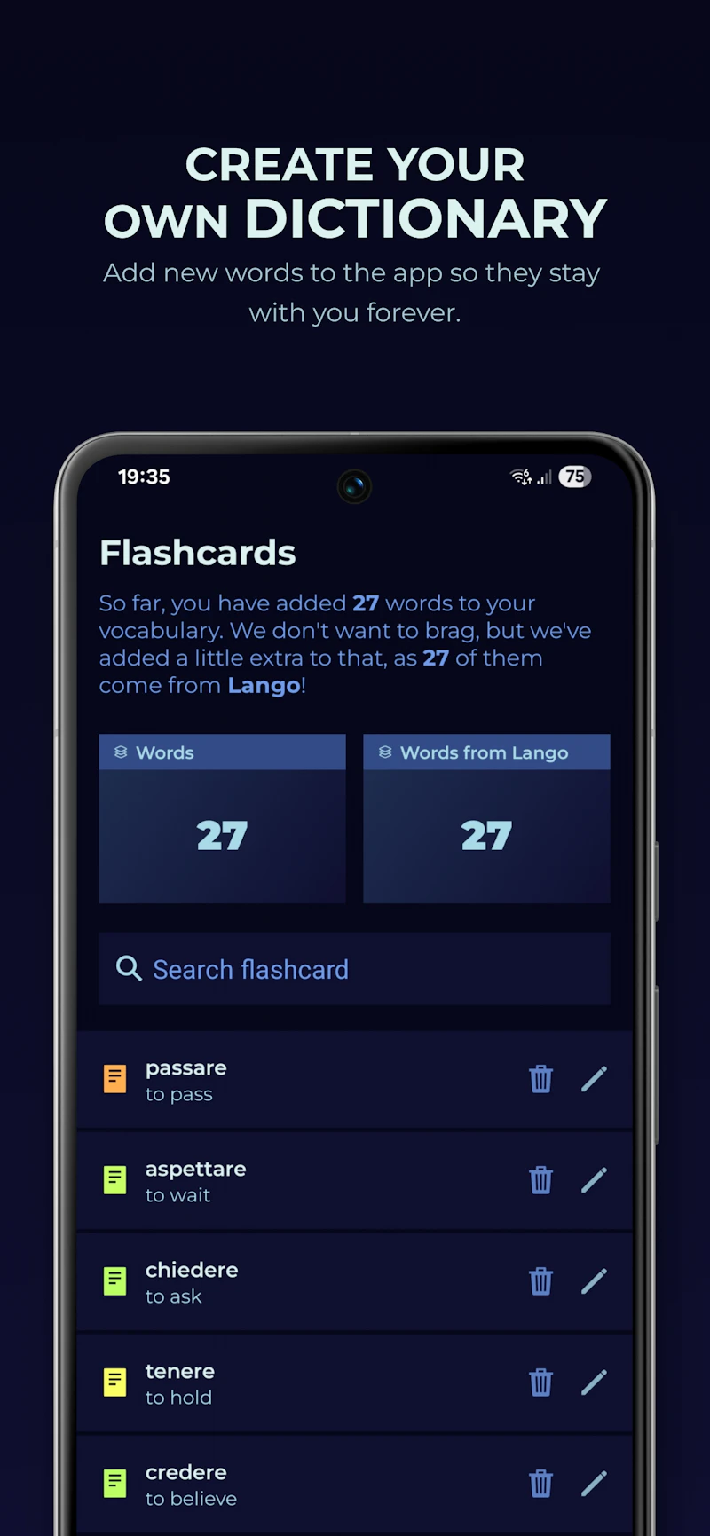 Lango Flashcards screenshot 2