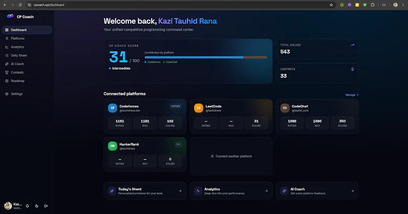 CP Coach screenshot 2