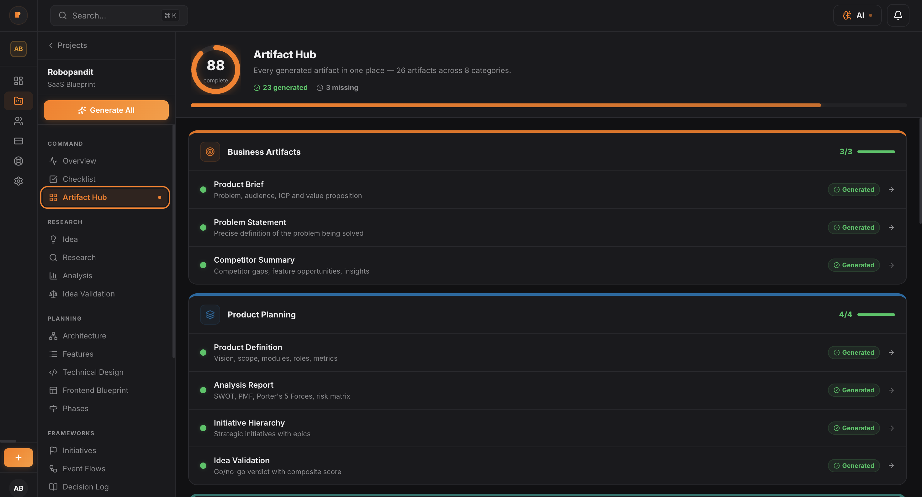 PlanMySaaS gallery image