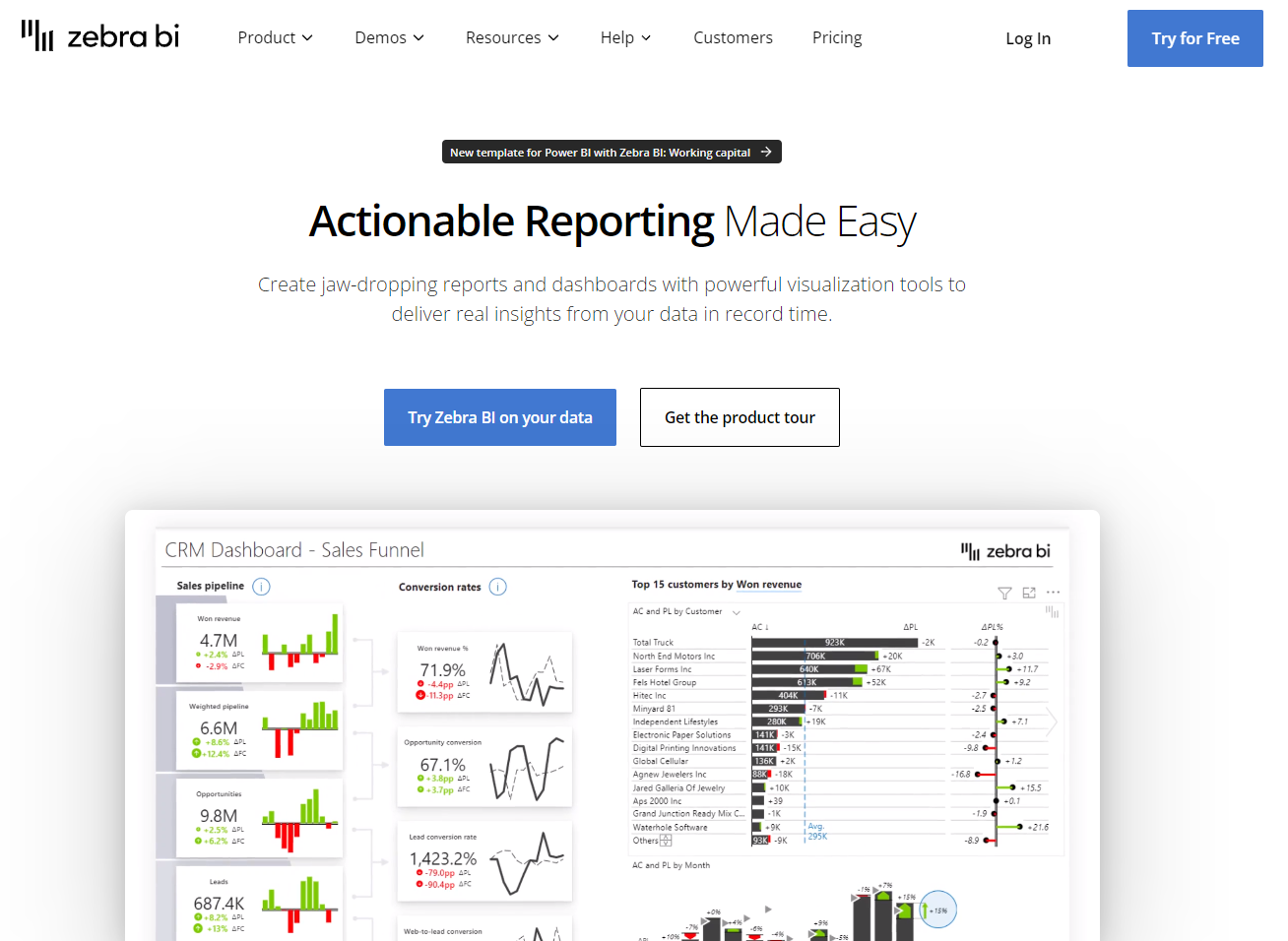 Zebra BI gallery image