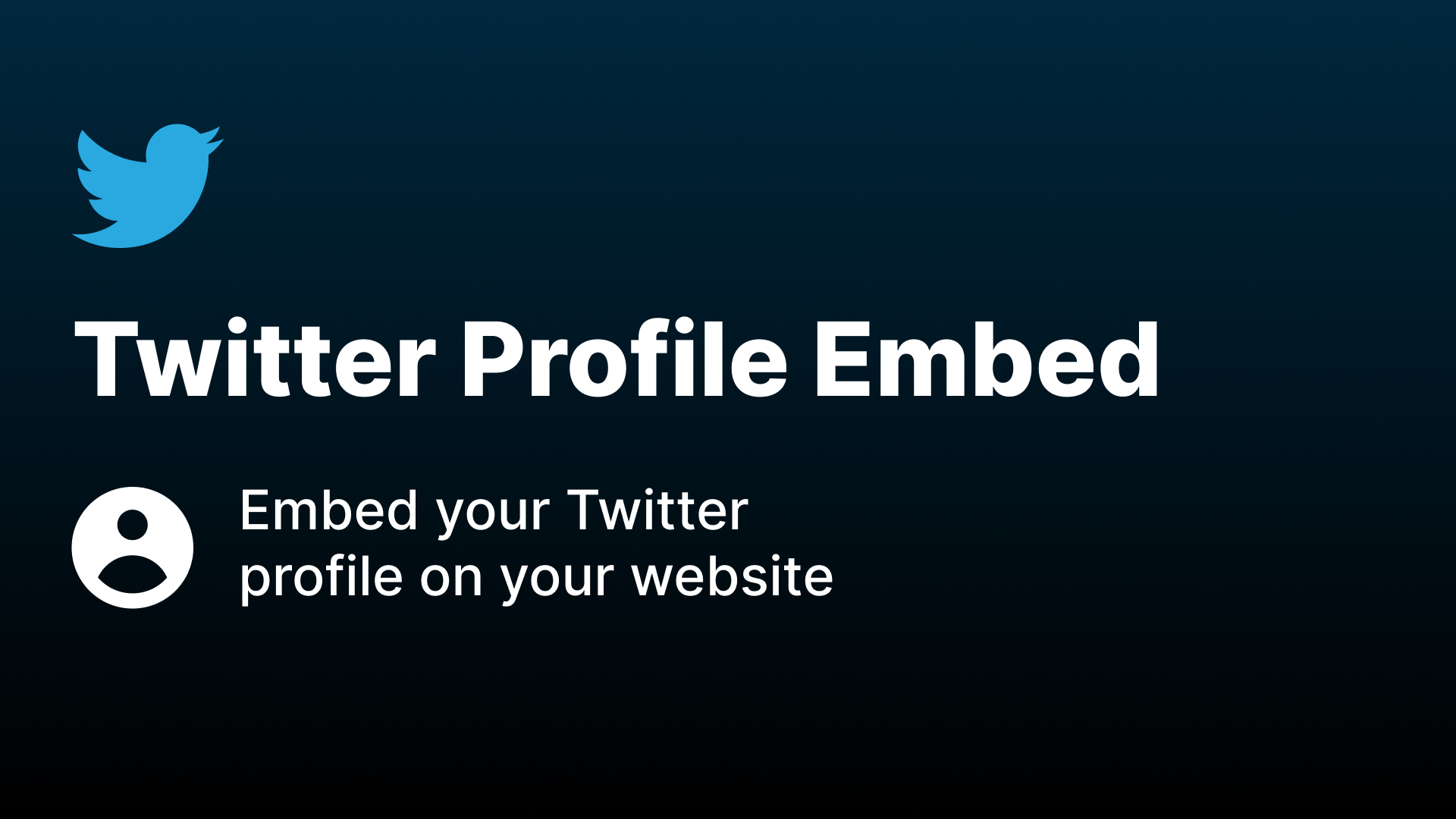 Twitter Profile Embed gallery image