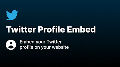 Twitter Profile Embed gallery image