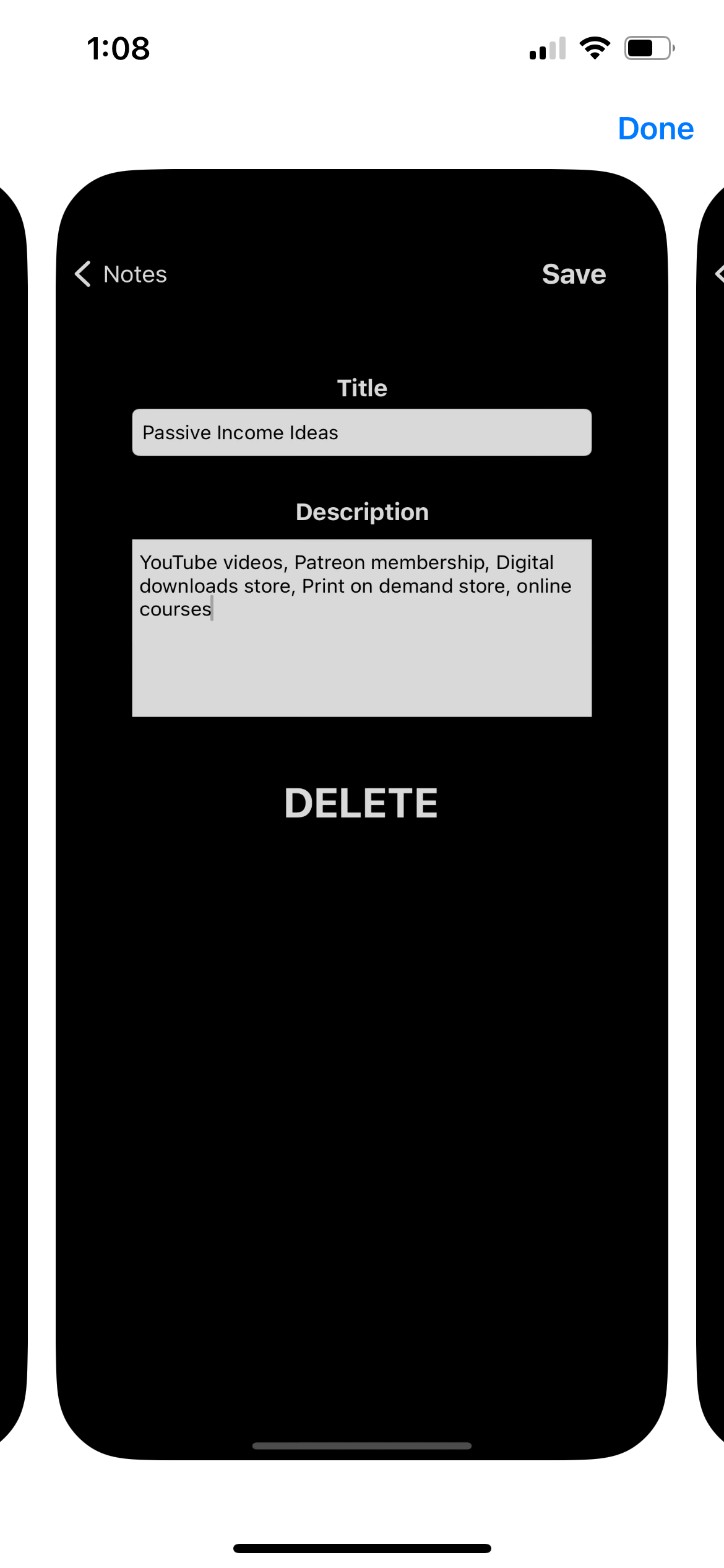 Noty - Screenshot 3 showing product features and functionality