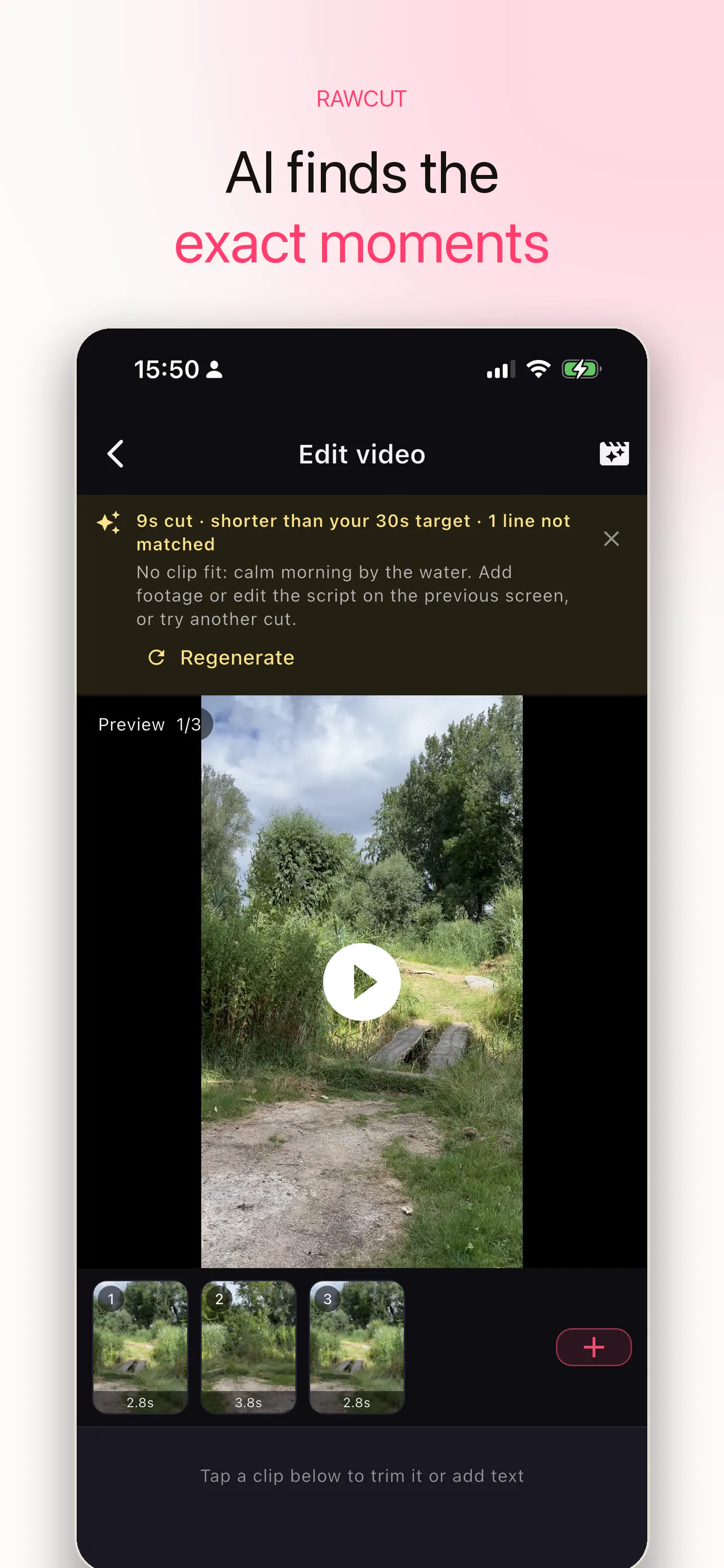 RawCut: AI Video Maker gallery image