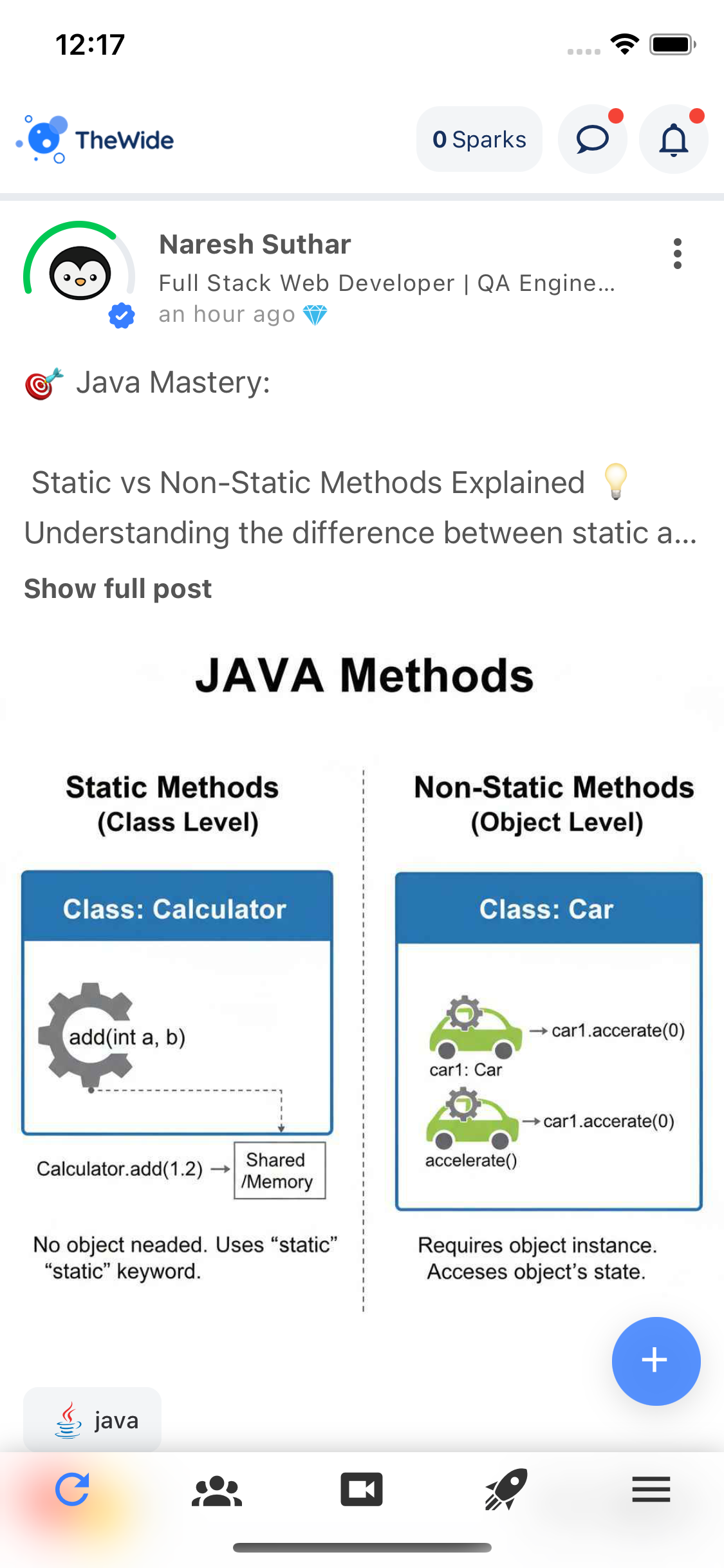 TheWide - Main screenshot showing features and interface