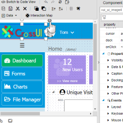 CrossUI Web APP Builder