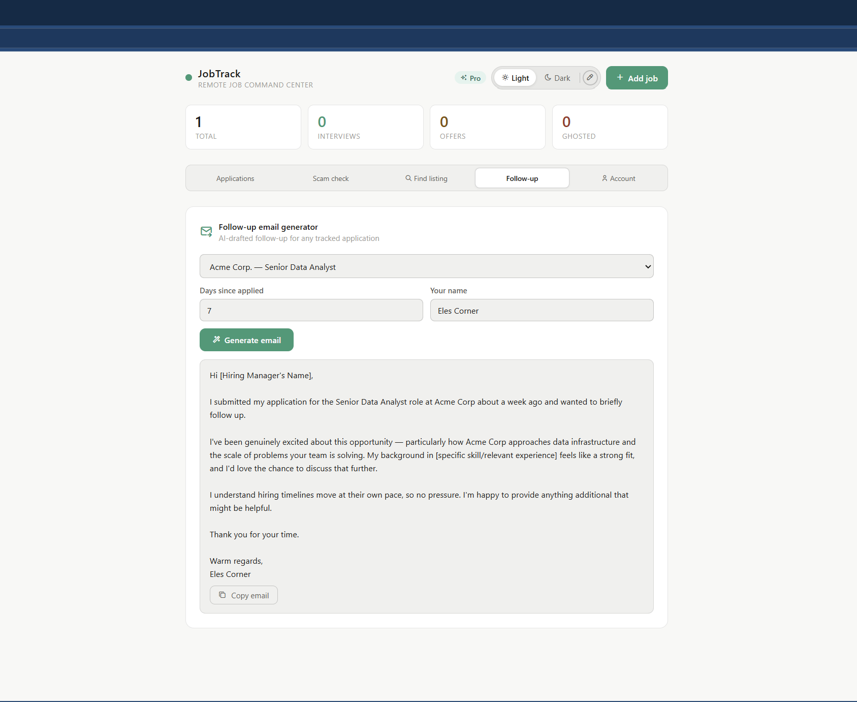 JobTrack gallery image