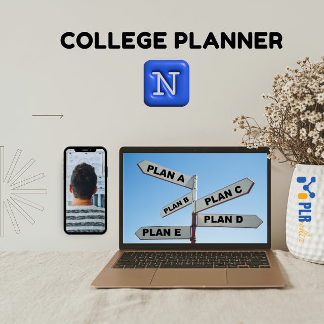 College Planner Notion Plr Template media 1