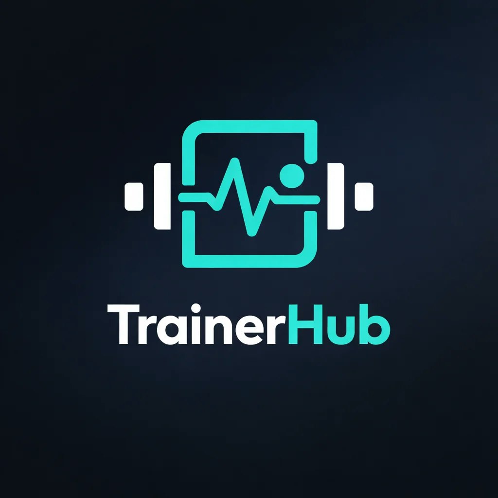 TrainerHub - Product Hunt launch logo and brand identity