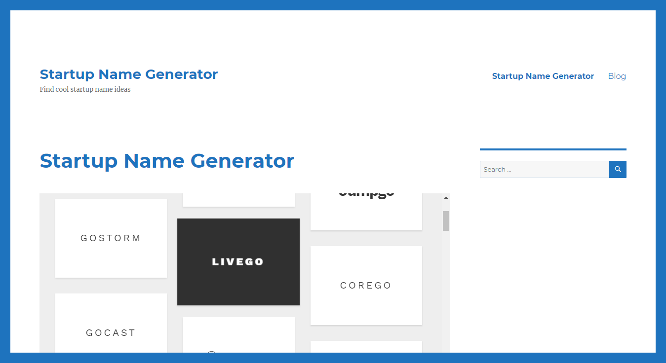Startup Name Generator gallery image