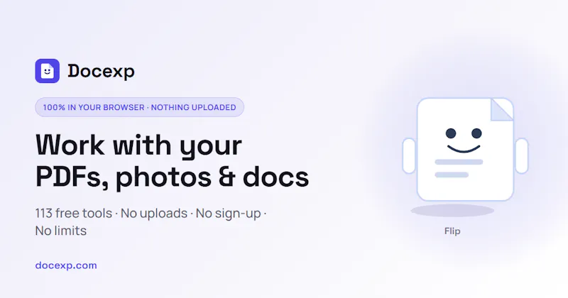 Docexp screenshot 1