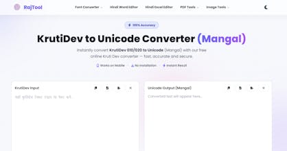 KrutiDev to Unicode Converter By RajTool gallery image
