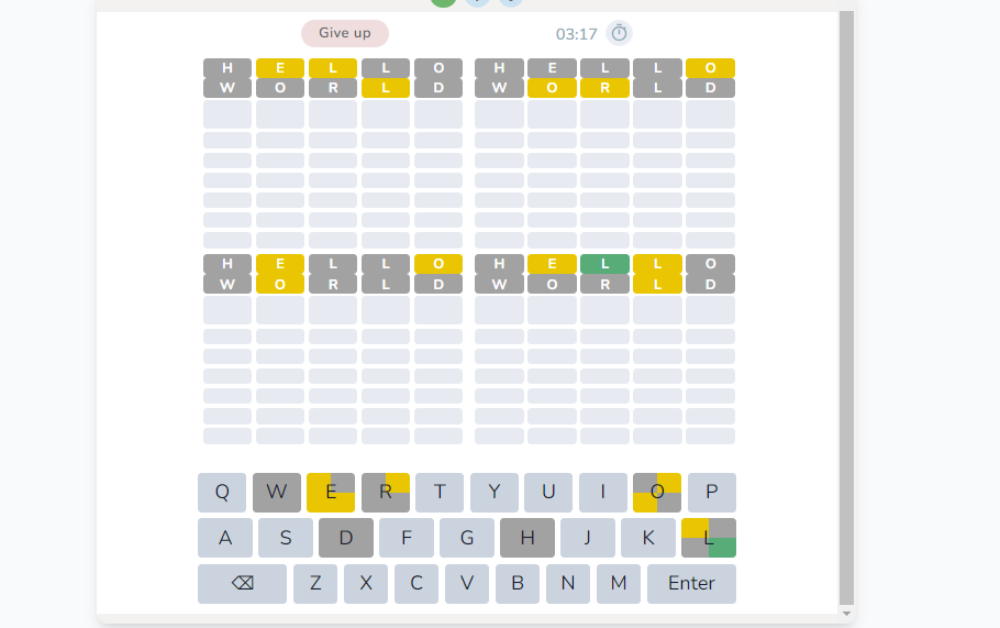 quordle - 4x單詞。4x混亂。免費玩。 media 1