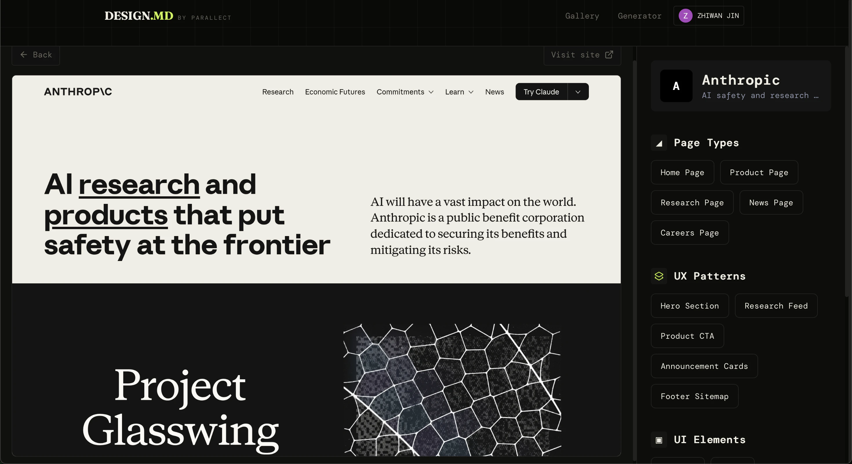 DESIGN.MD by Parallect screenshot 4