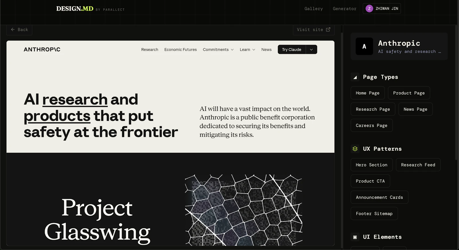 DESIGN.MD by Parallect screenshot 5