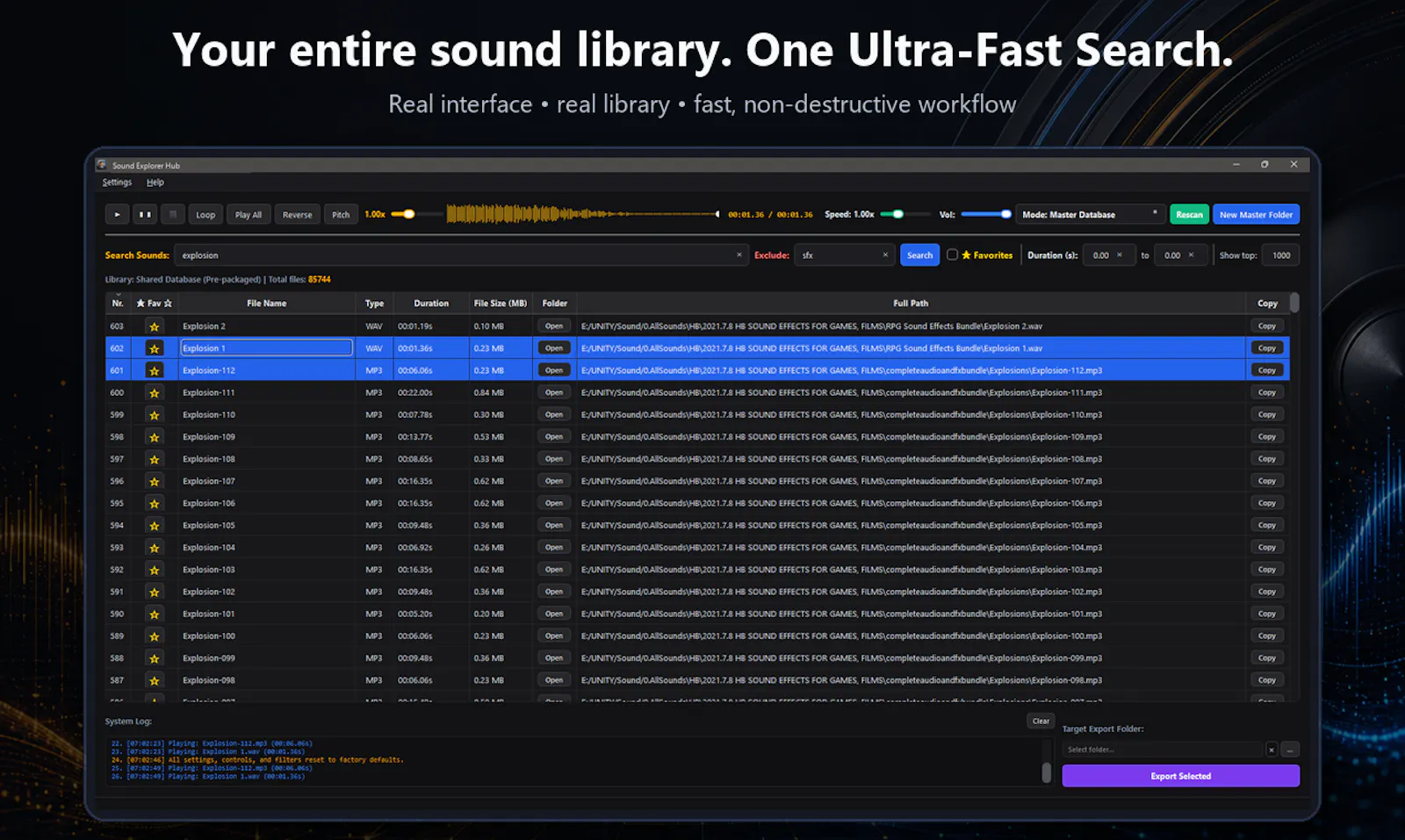 Sound Explorer Hub screenshot 4
