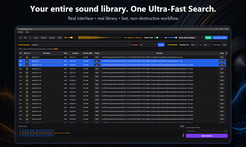 Sound Explorer Hub screenshot 4