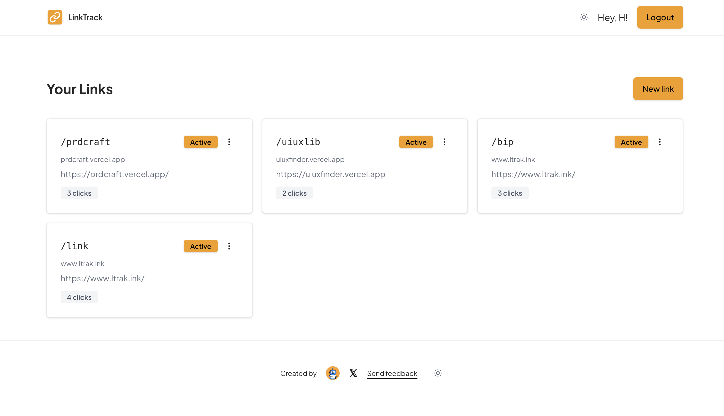 Mídia 2 de LinkTrack - Link Tracker - Encurre os links e rastreie os cliques com zero barulho.