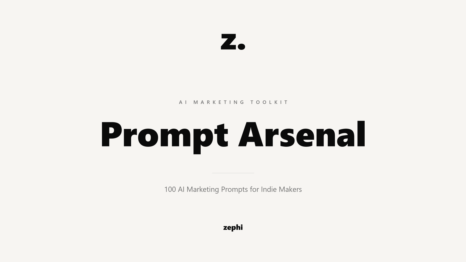 Prompt Arsenal gallery image