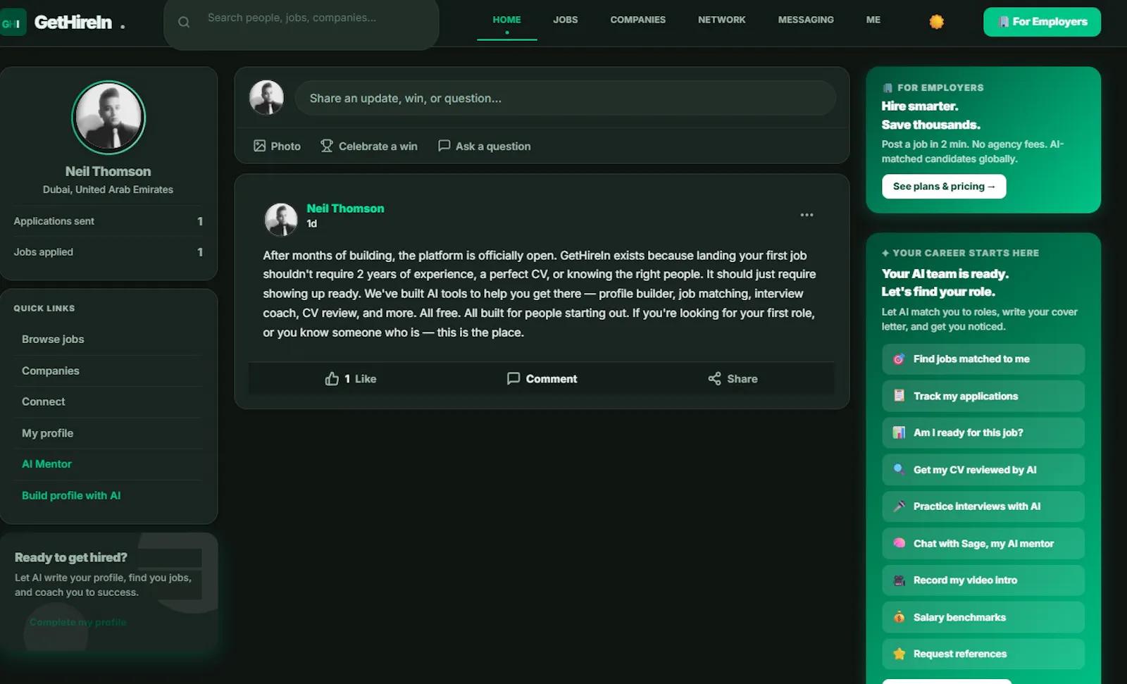 GetHireIn screenshot 2