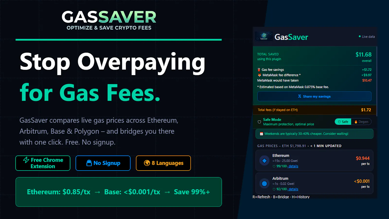 GasSaver screenshot 1