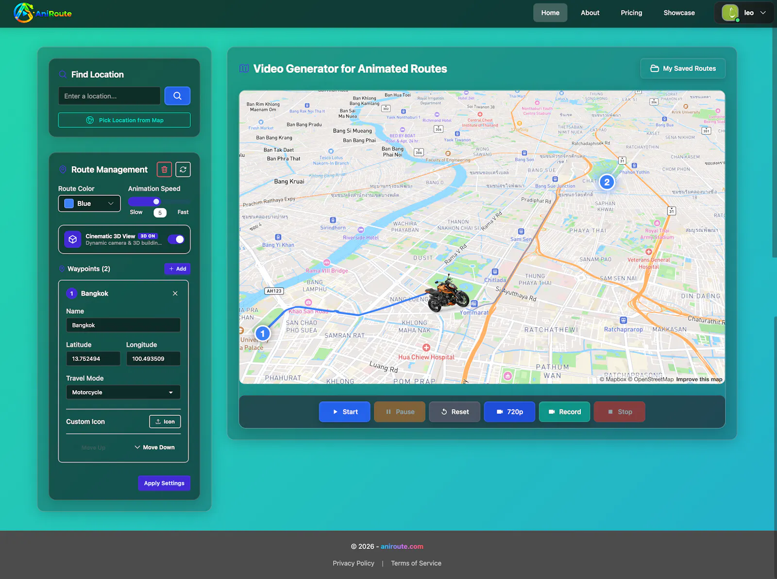 AniRoute screenshot 2