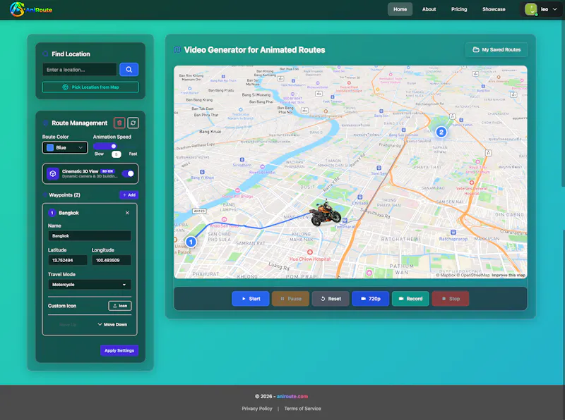AniRoute screenshot 2