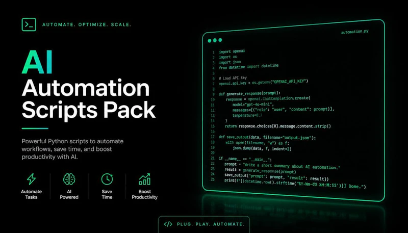 AI Automation Scripts Pack screenshot 1