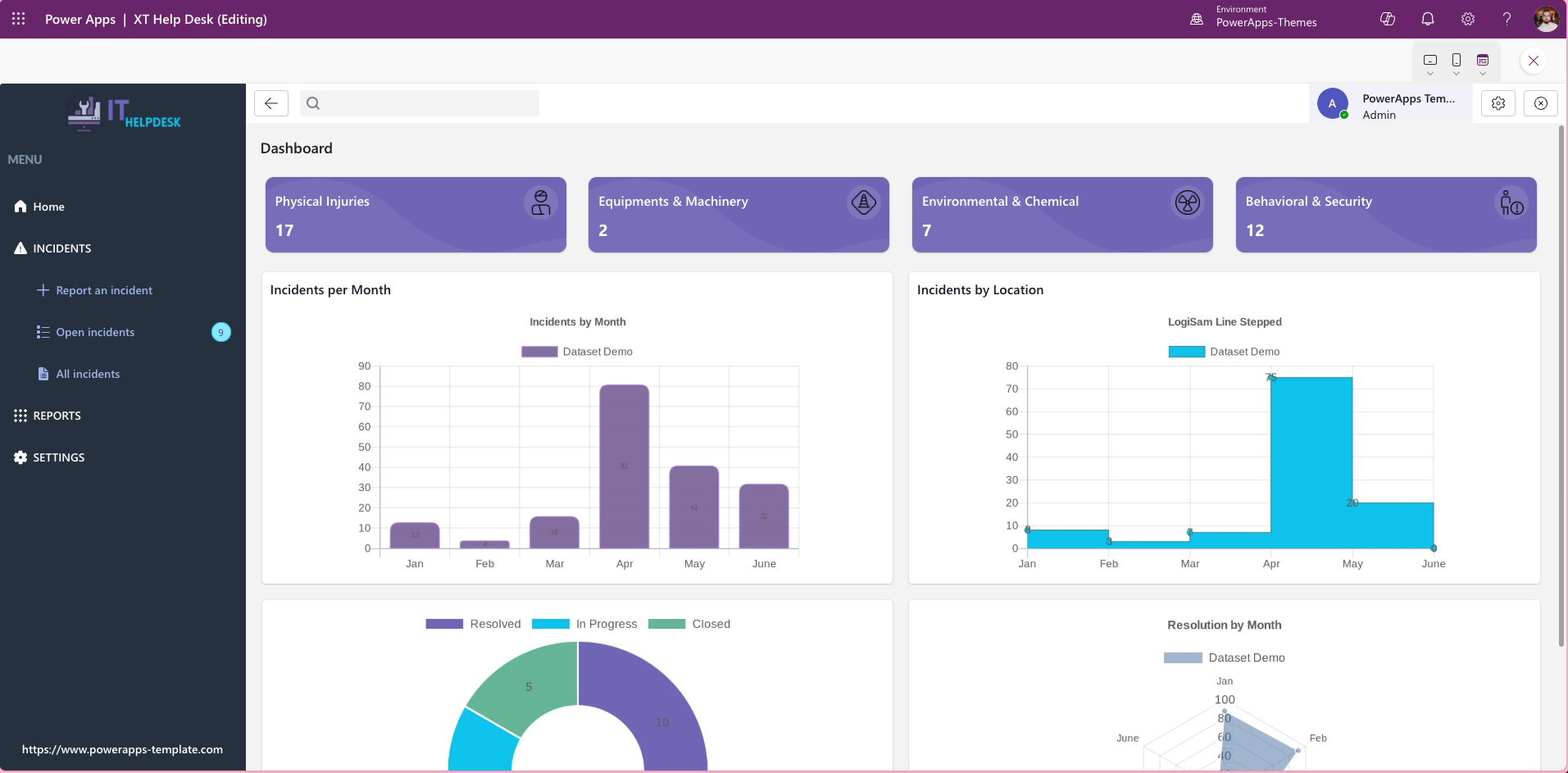 Power Apps templates - Screenshot 4 showing product features and functionality
