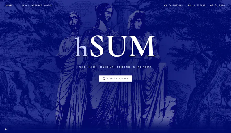 hSUM: Stateful Understanding & Memory screenshot 5
