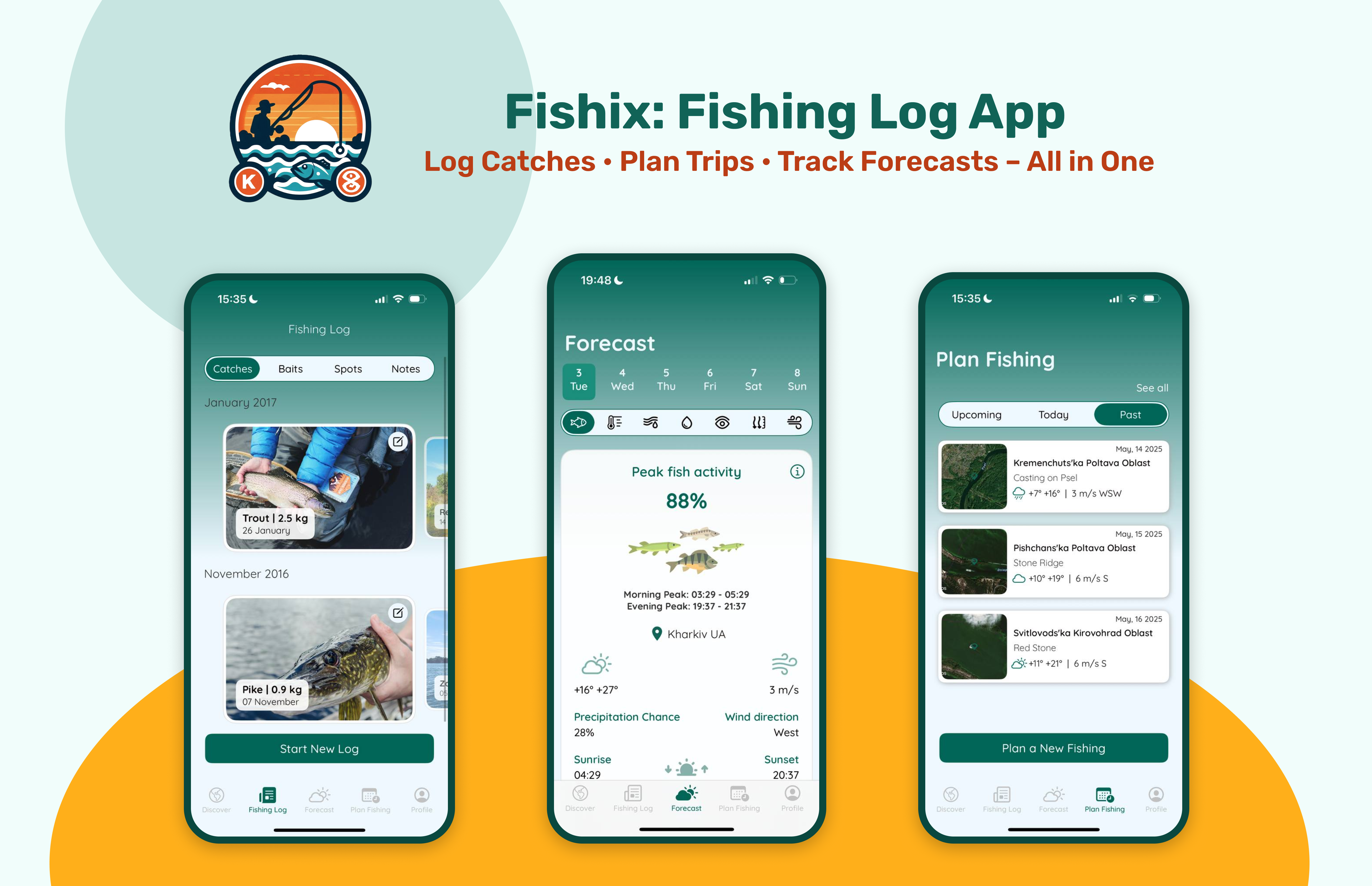 Fishix: Fishing Log -app - FISHIX - Je visherinneringen, altijd bij je! media 1