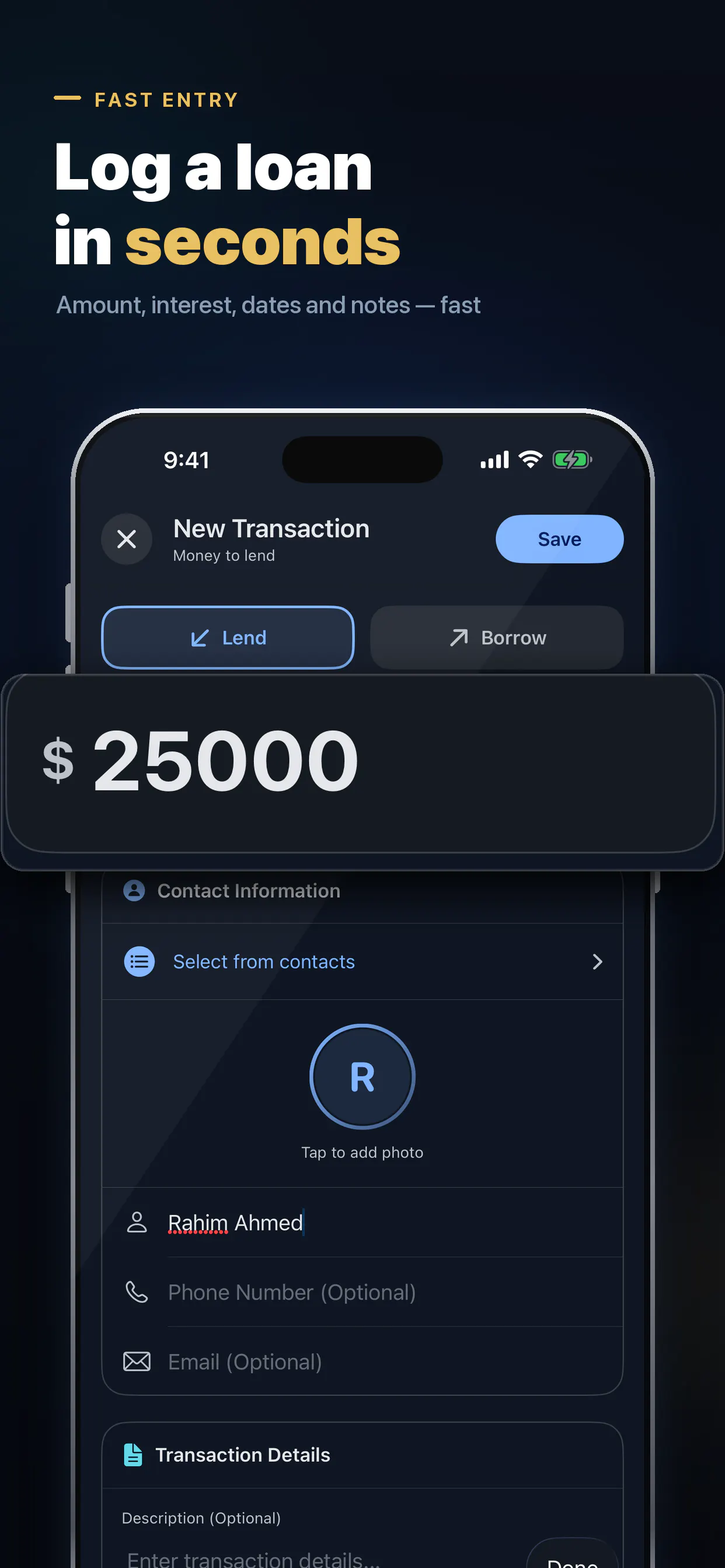 Debt Book - Loan & IOU Tracker gallery image