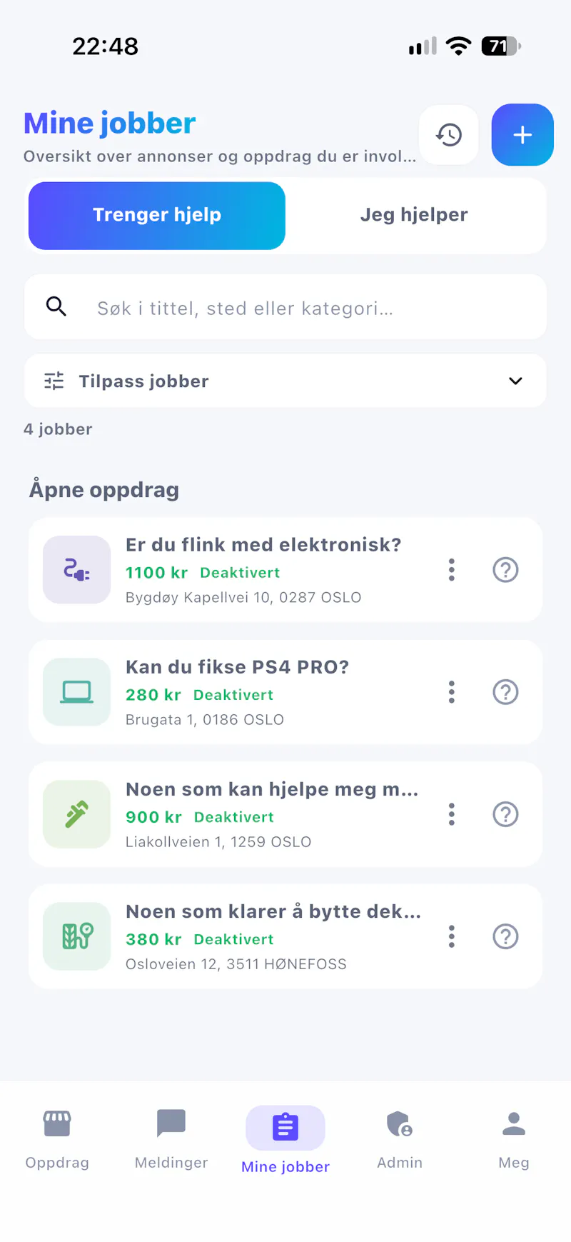 Hurtighjelp screenshot 3