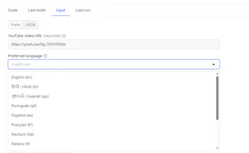 Youtube Transcript Scraper gallery image