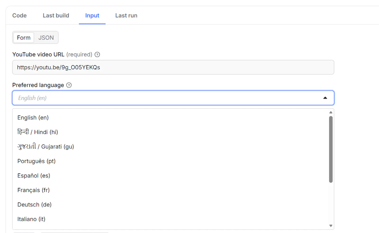 Youtube Transcript Scraper screenshot 3