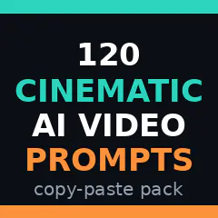 Cinematic AI Video Prompt Pack