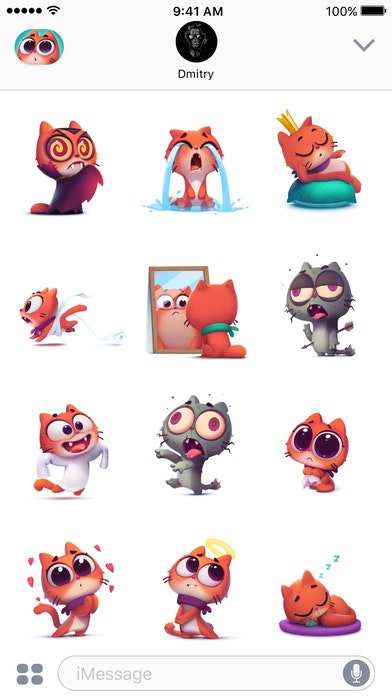 Taffy Cat – Sticker Pack gallery image
