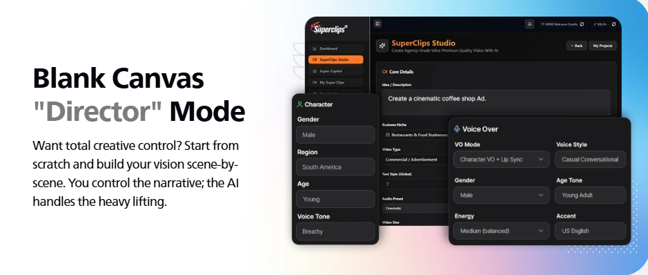 SuperClips AI - Screenshot 3 showing product features and functionality