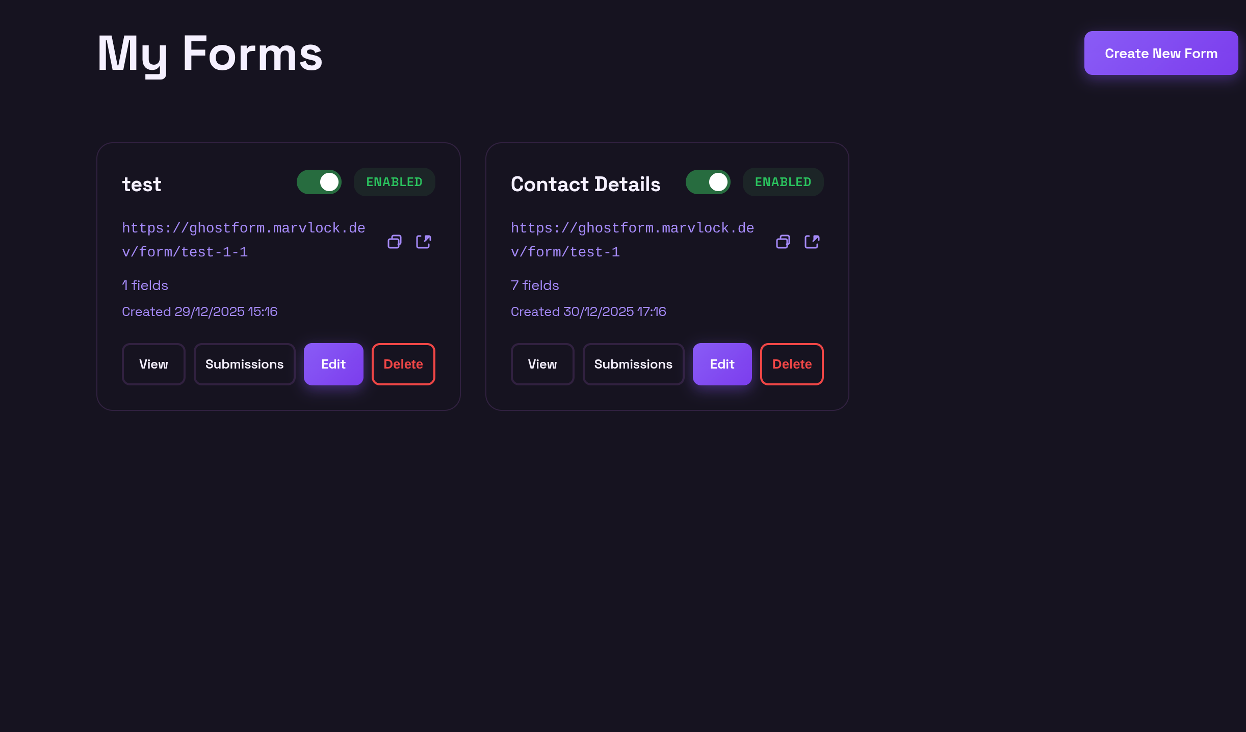 GhostForm gallery image