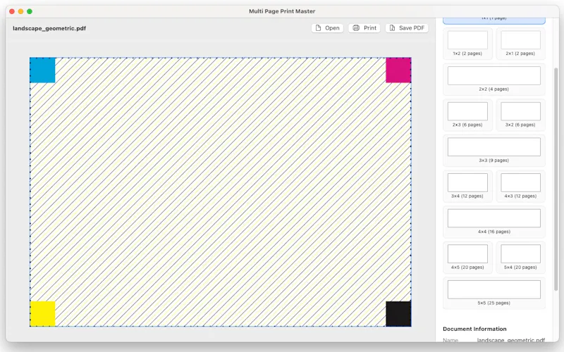 Multi Page Print Master screenshot 2