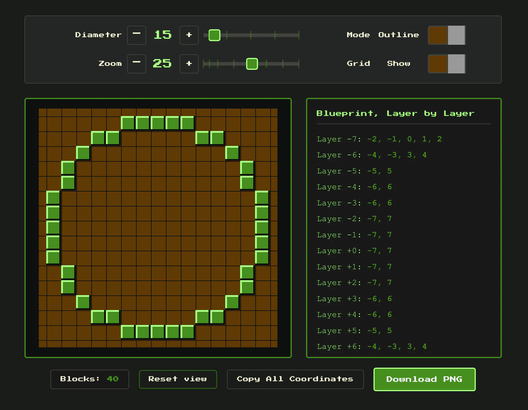 Pixel Circle Builder gallery image