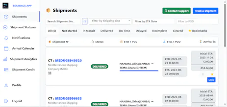 SeaTracePro Saas gallery image