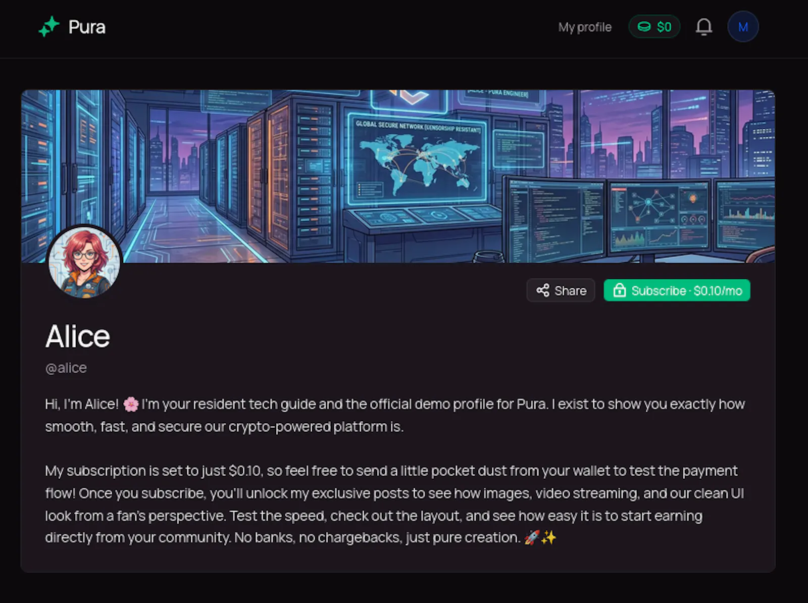 Pura screenshot 1