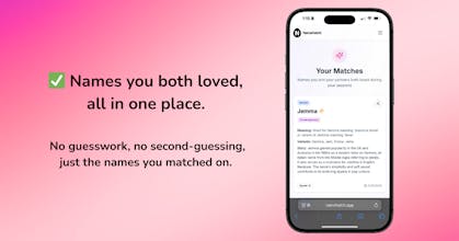NameHatch™ – Baby Name Swipe App gallery image